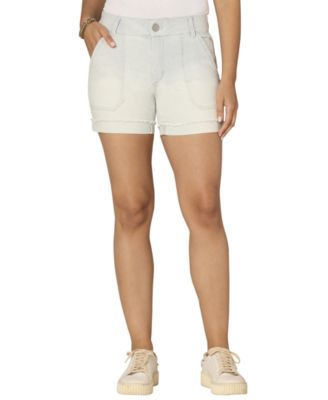 Petite High-Rise Denim Shorts