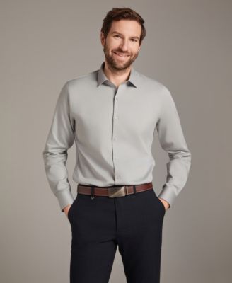 Men's Sateen Slim-Fit Dress Shirt