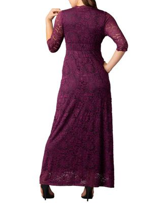Women's Maria Lace A-Line Evening Gown with Pockets