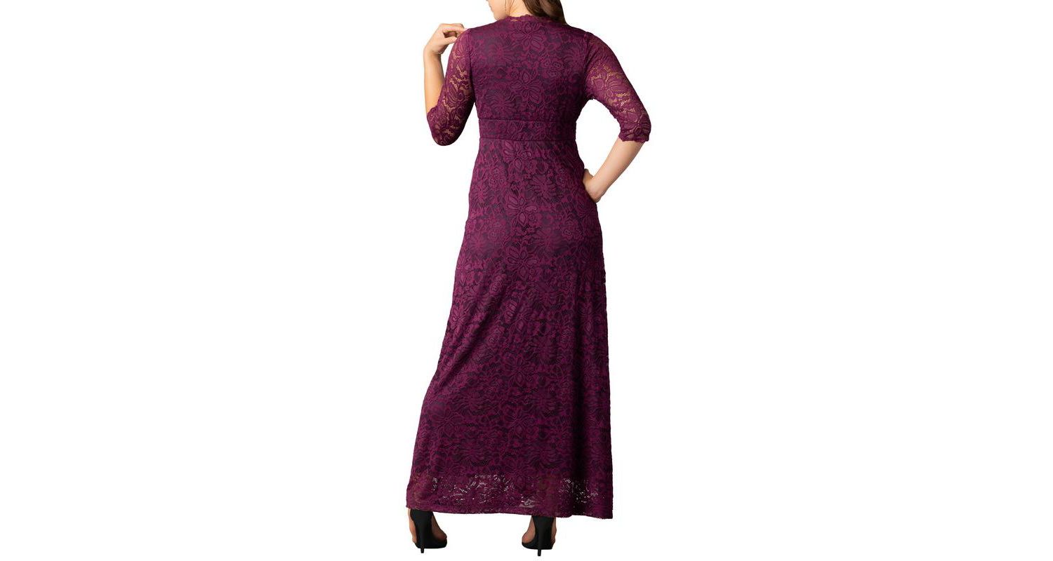 Women's Maria Lace A-Line Evening Gown with Pockets