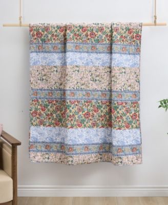 Kressida Reversible Cotton Blend Throw, 50" x 60"