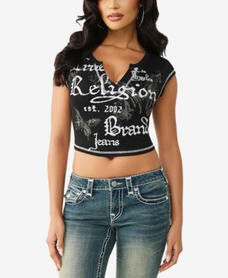 Women's V-Notch Rib T-Shirt