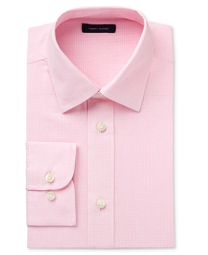 Tommy Hilfiger - Boys' Pink Long-Sleeve Button-Up Shirt