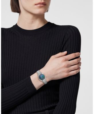 Women's Millenyium Silver Stainless Steel Bracelet Watch, 32mm