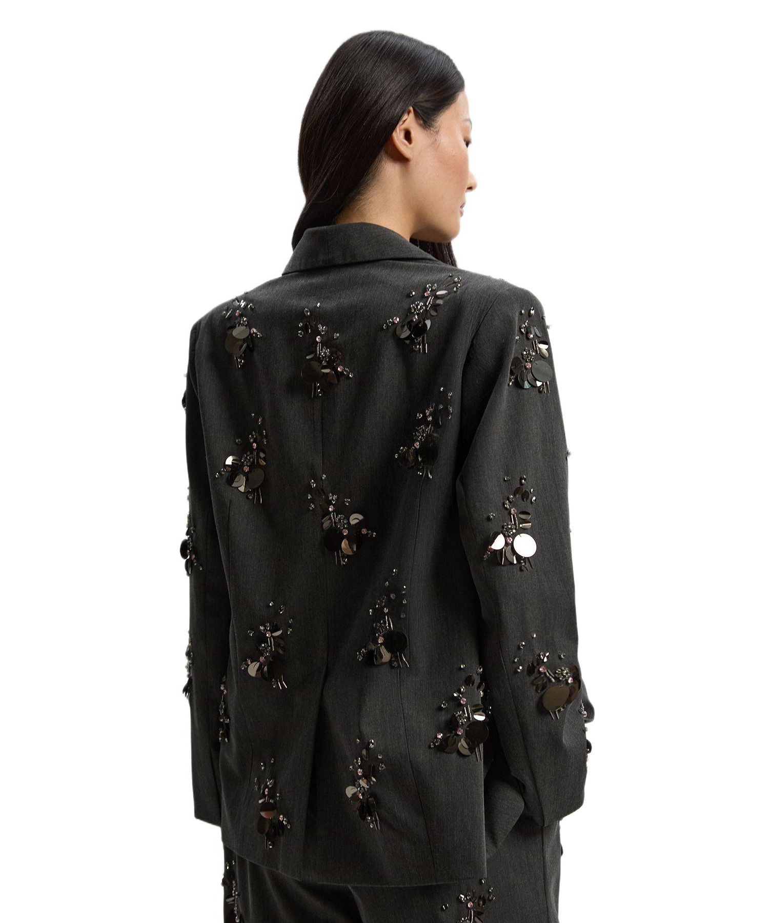 Women's Embellished Single-Breasted Blazer