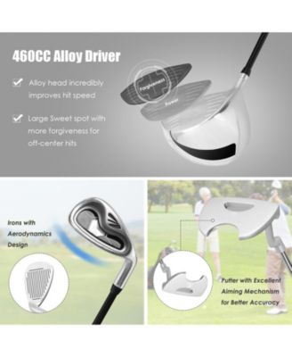 10-Piece Ladies Complete Golf Club Set with Alloy Driver
