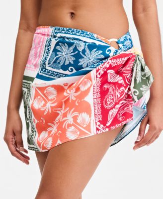 Women's Cabana Club Printed Cover-Up Pareo