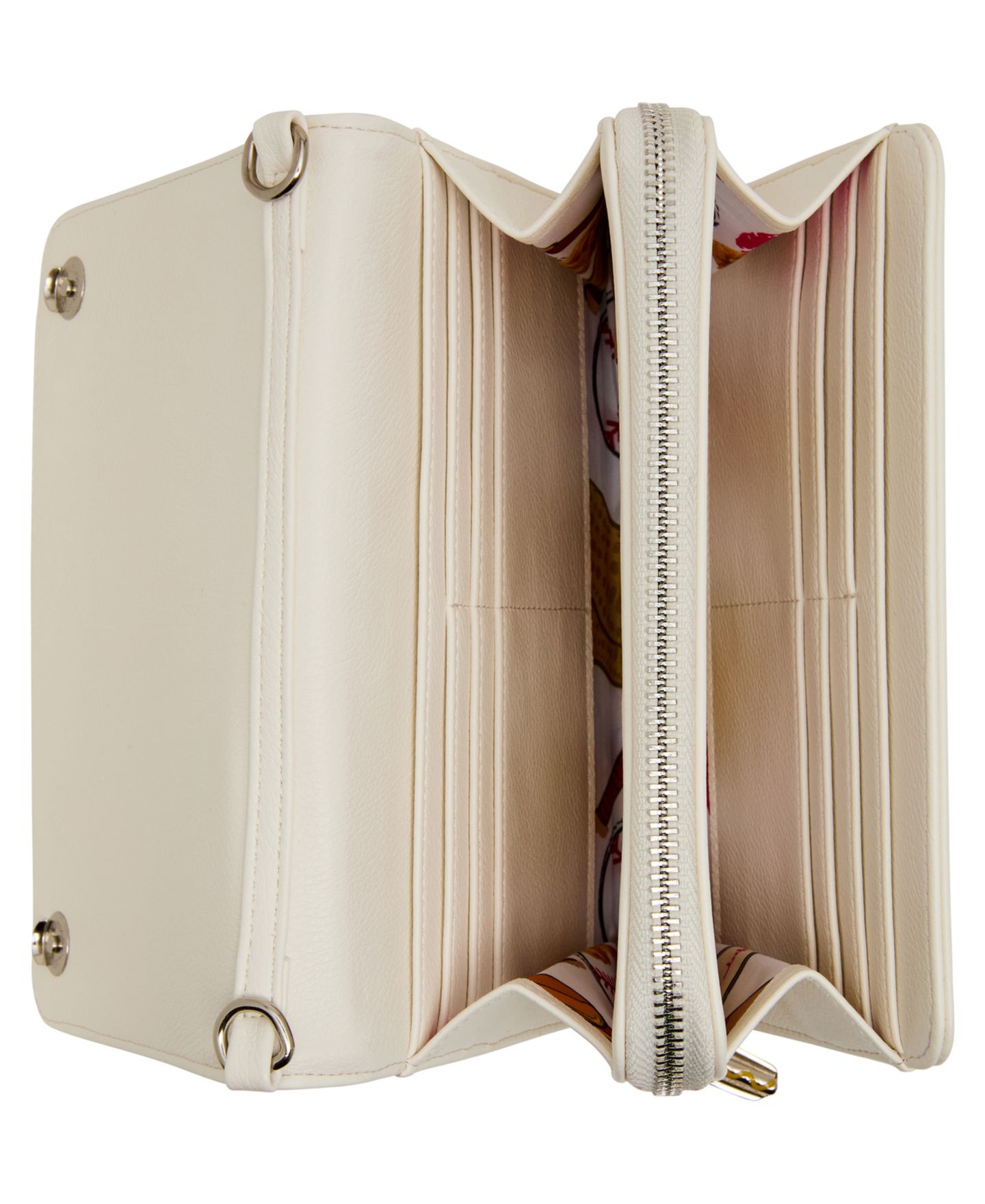 Женский кошелёк Betsey Johnson Grand Slam Mini Wallet Crossbody Bag, цвет: Кремовый — фото 3