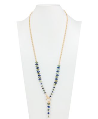 Gold-Tone Plated Convertible Necklace