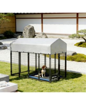 Large Outdoor Dog Kennel, Spacious Animal Shelter