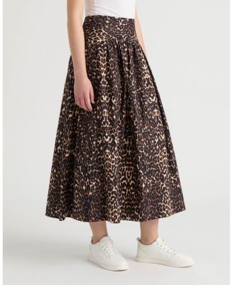 NVLT Women's Maxi Skirt With Yoke