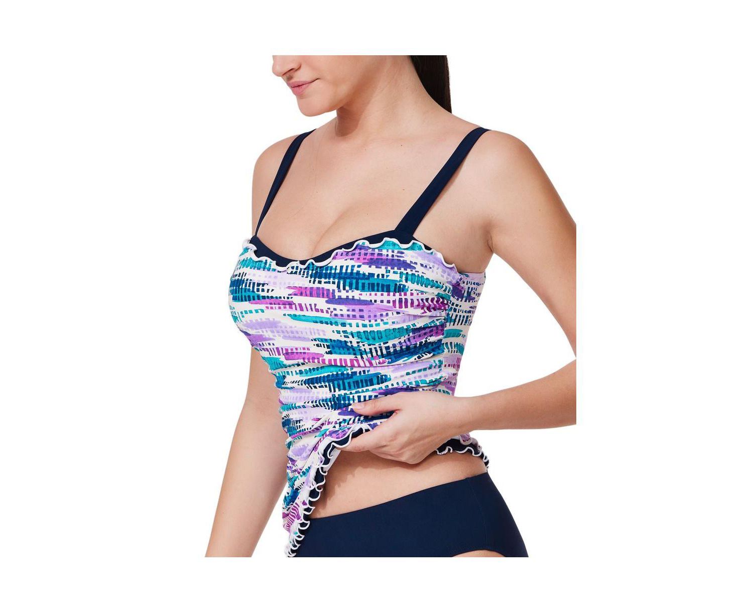 Women's Gottex Canva Tricolore E-Cup Tankini Top