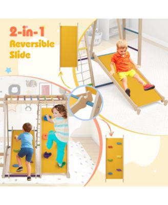 6-in-1 Kids Indoor Jungle Gym Playground for Ages