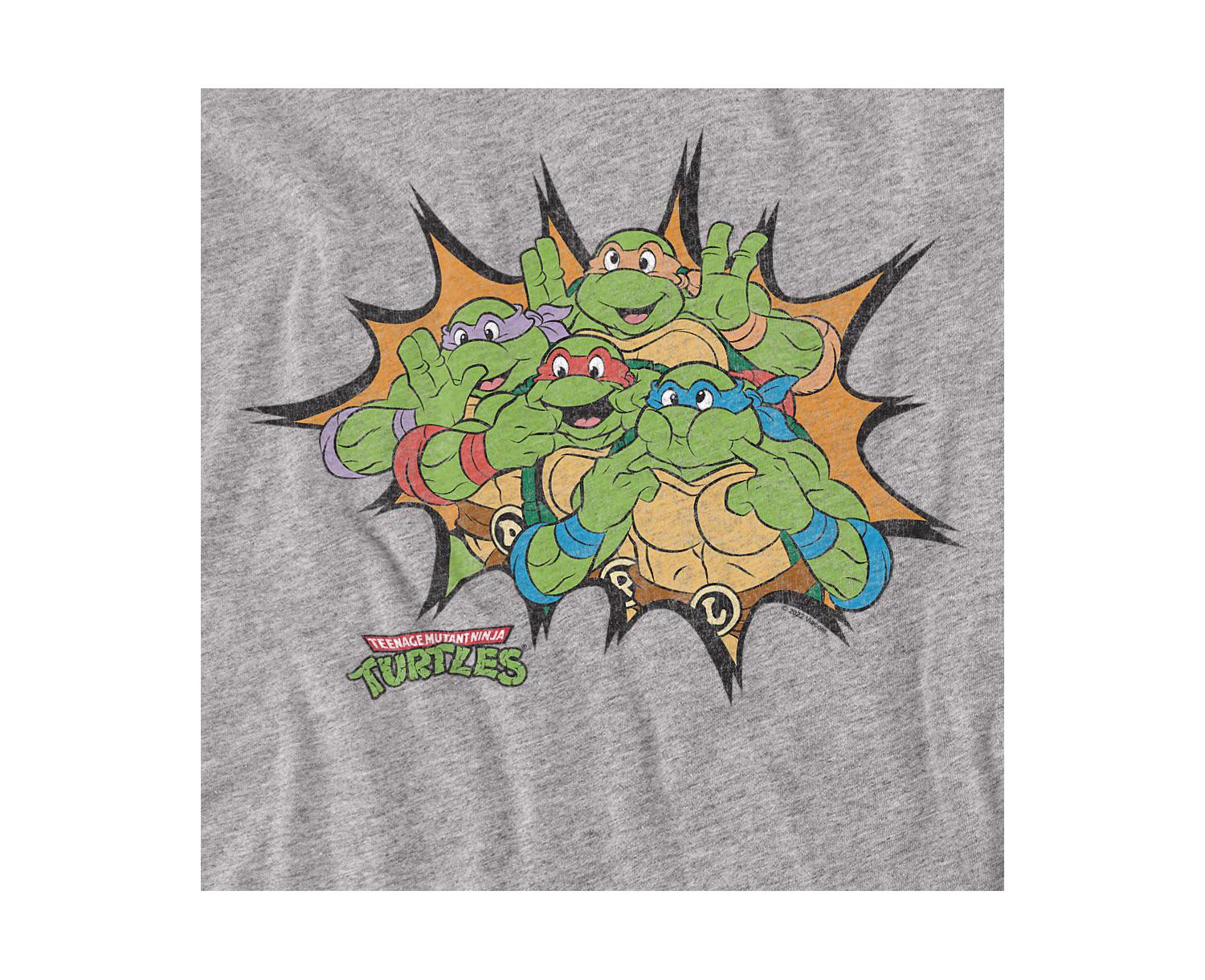 Men's Funny Face Turtles T-Shirt