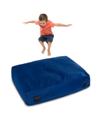 Sensory Crash Pad Mat with Foam Blocks, Washable Cover