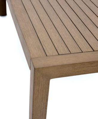 Vera 54" Aluminum Outdoor Coffee Table