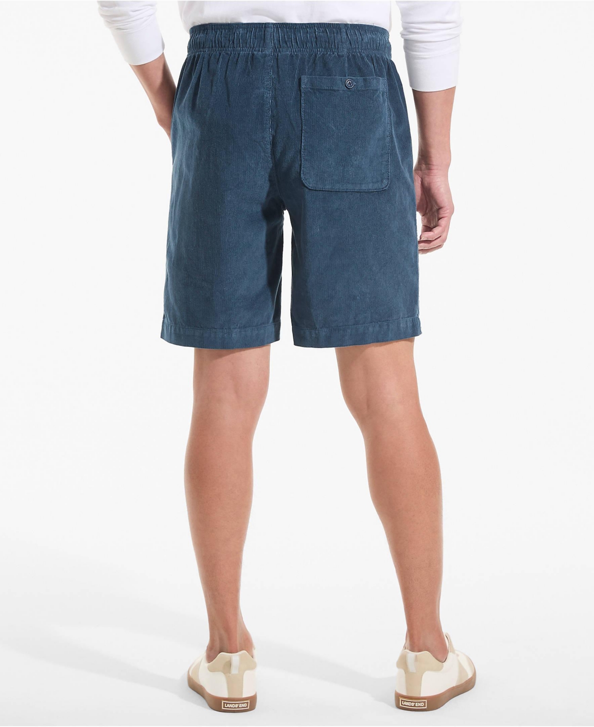 Lands' End Men's 9" Classic Fit Corduroy Deck Short