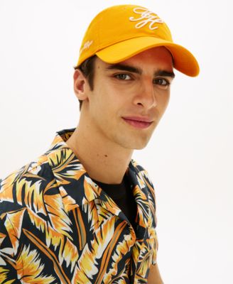 Men's Script Soft Six Panel Embroidered Logo Cap