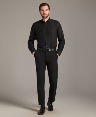 Men's Diamond Dobby Spread Collar Dress Shirt