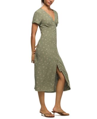 Women's Floral Simone V-Neck Midi Dress