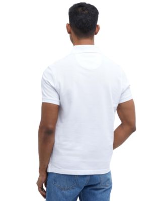 Men's Tartan Pique Short-Sleeve Polo Shirt