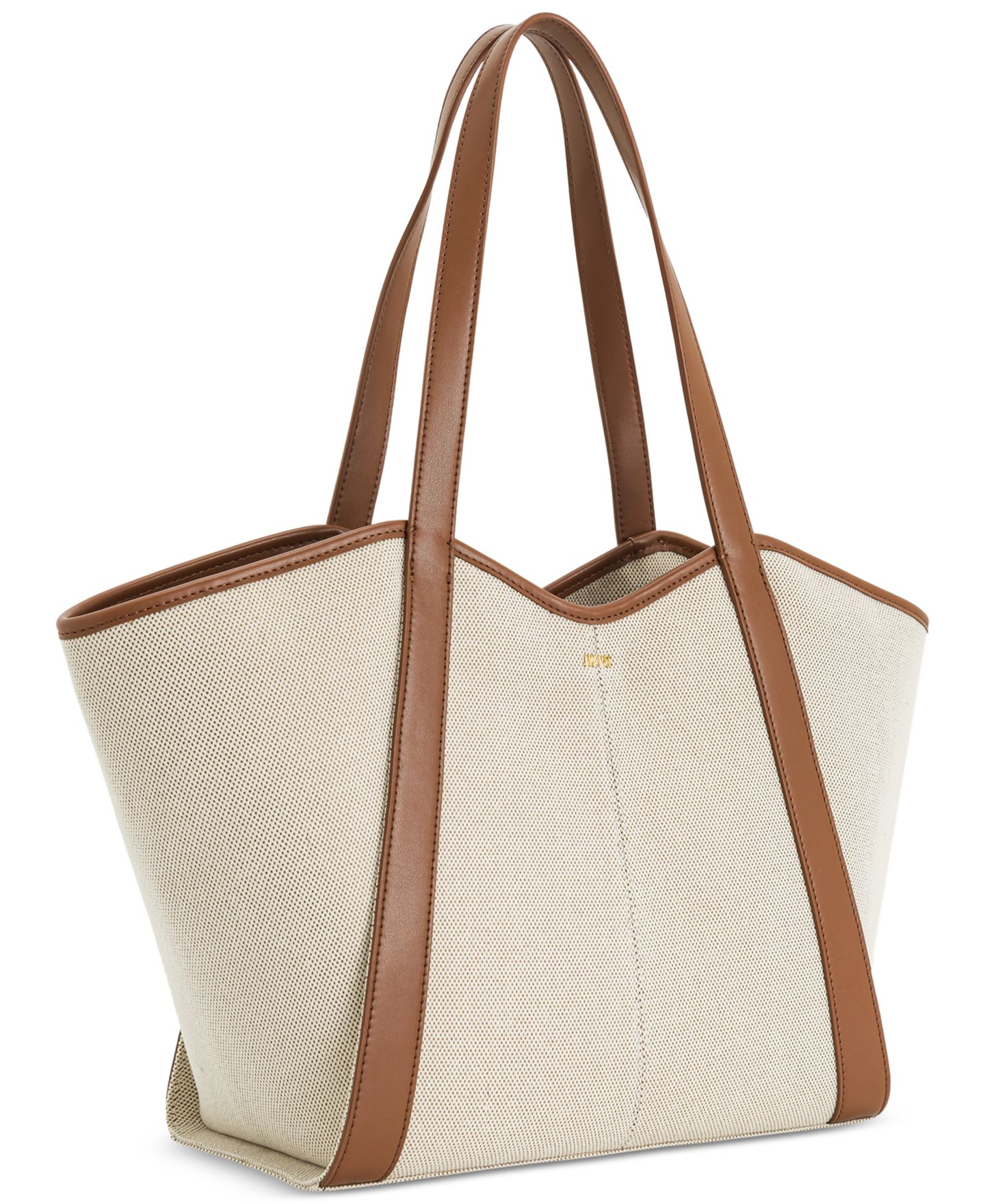 Женская сумка JW PEI Kiana Large Capacity Canvas, цвет: Коричневый холщовый — фото 3
