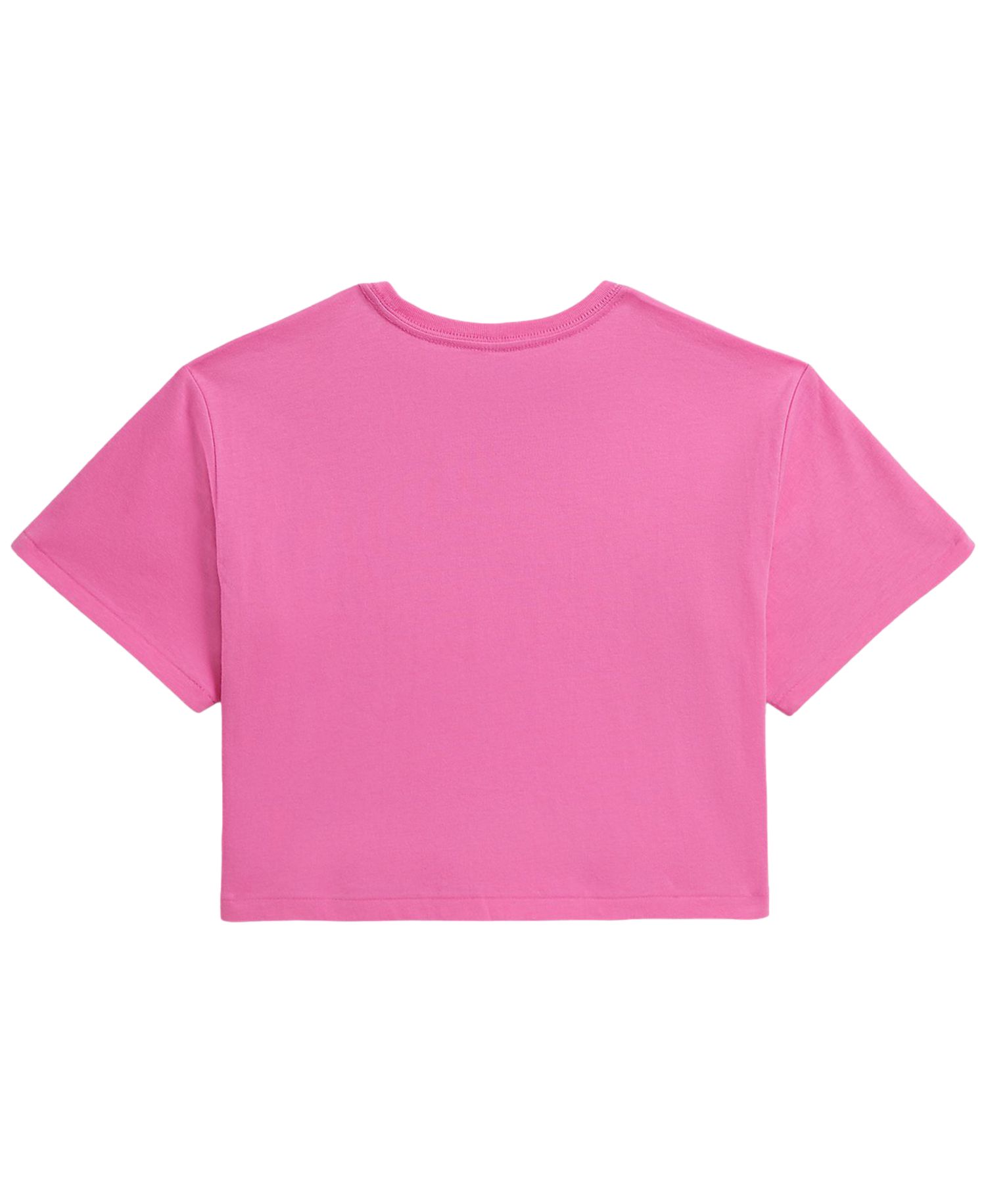 Girls' 7-16 Floral-Print Logo Cotton Boxy T-Shirt