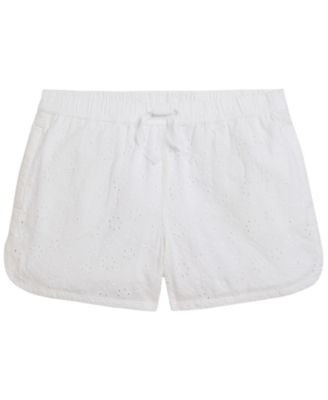Girls' 7-16 Eyelet Cotton Short