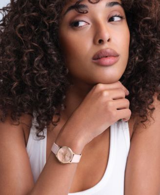 Women's OB Classic Bee Primrose Leather Strap Watch, 29.8mm