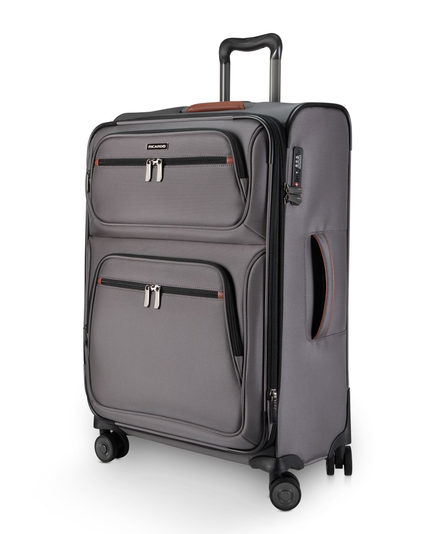 Чемодан Ricardo Montecito 3.0 Medium Check-In Spinner Suitcase, цвет: Серый — фото 2