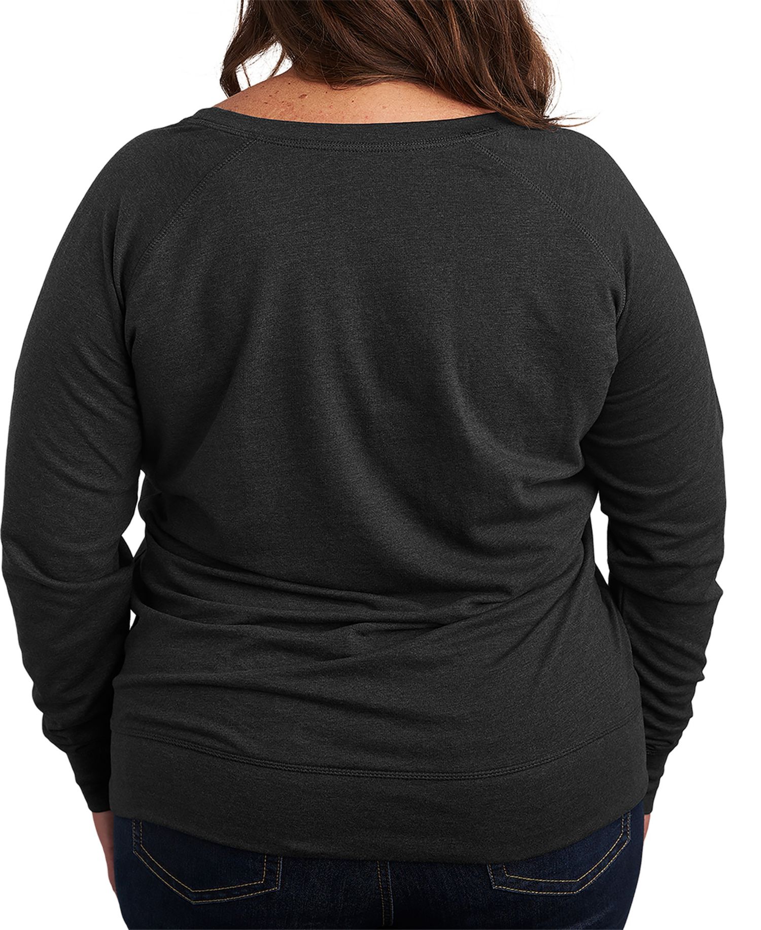 Plus Size Care Bears Cheer Bear Easter Scene French Terry Long-Sleeve T-Shirt