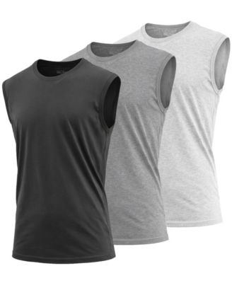 Men's 3-Pack Slim-Fit Sleeveless Muscle T-Shirt