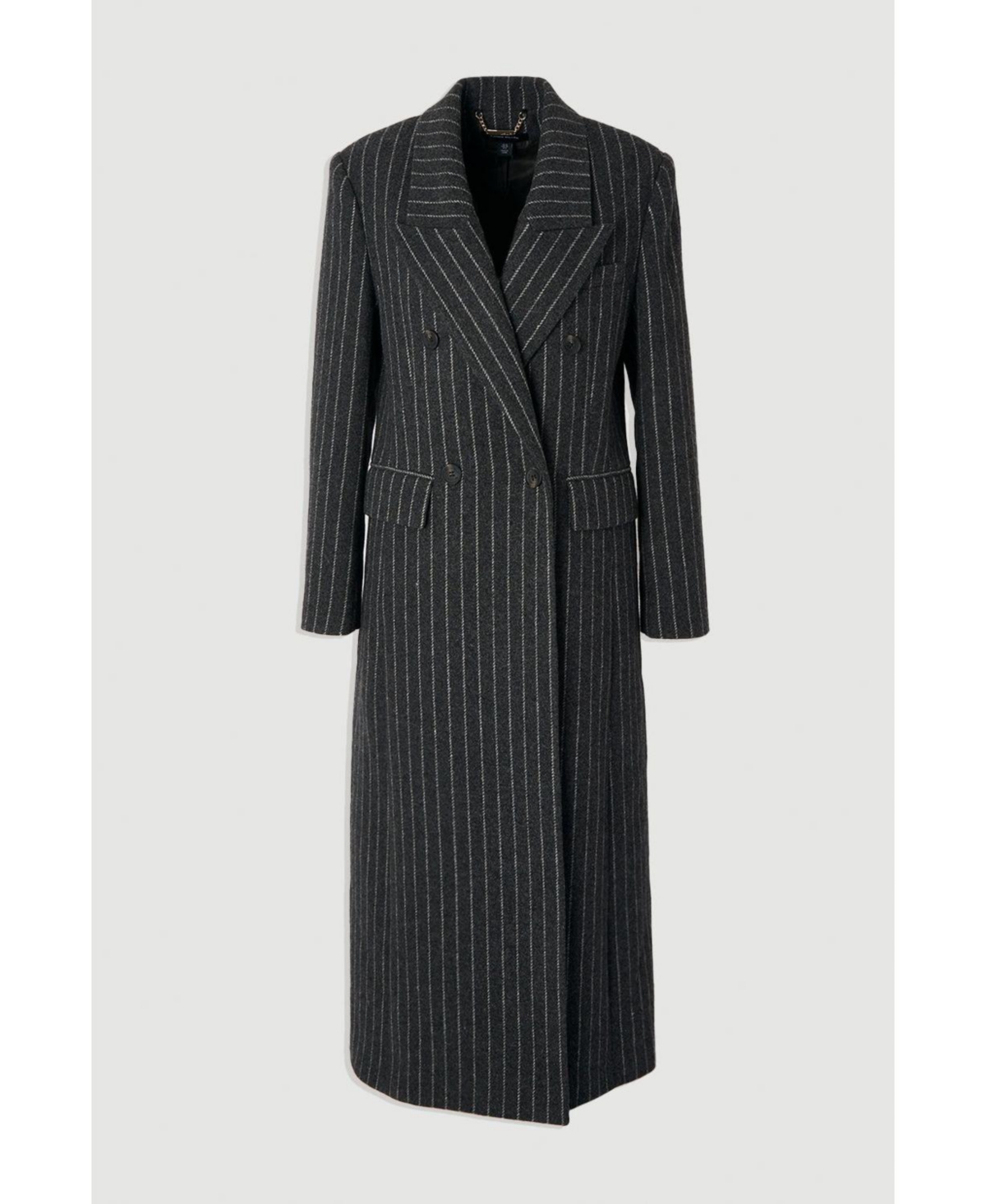 Karen Millen Women's Double Breasted Tailored Maxi Coat