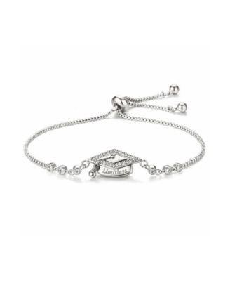 Limitless Graduation Cap Adjustable Pave Bracelet