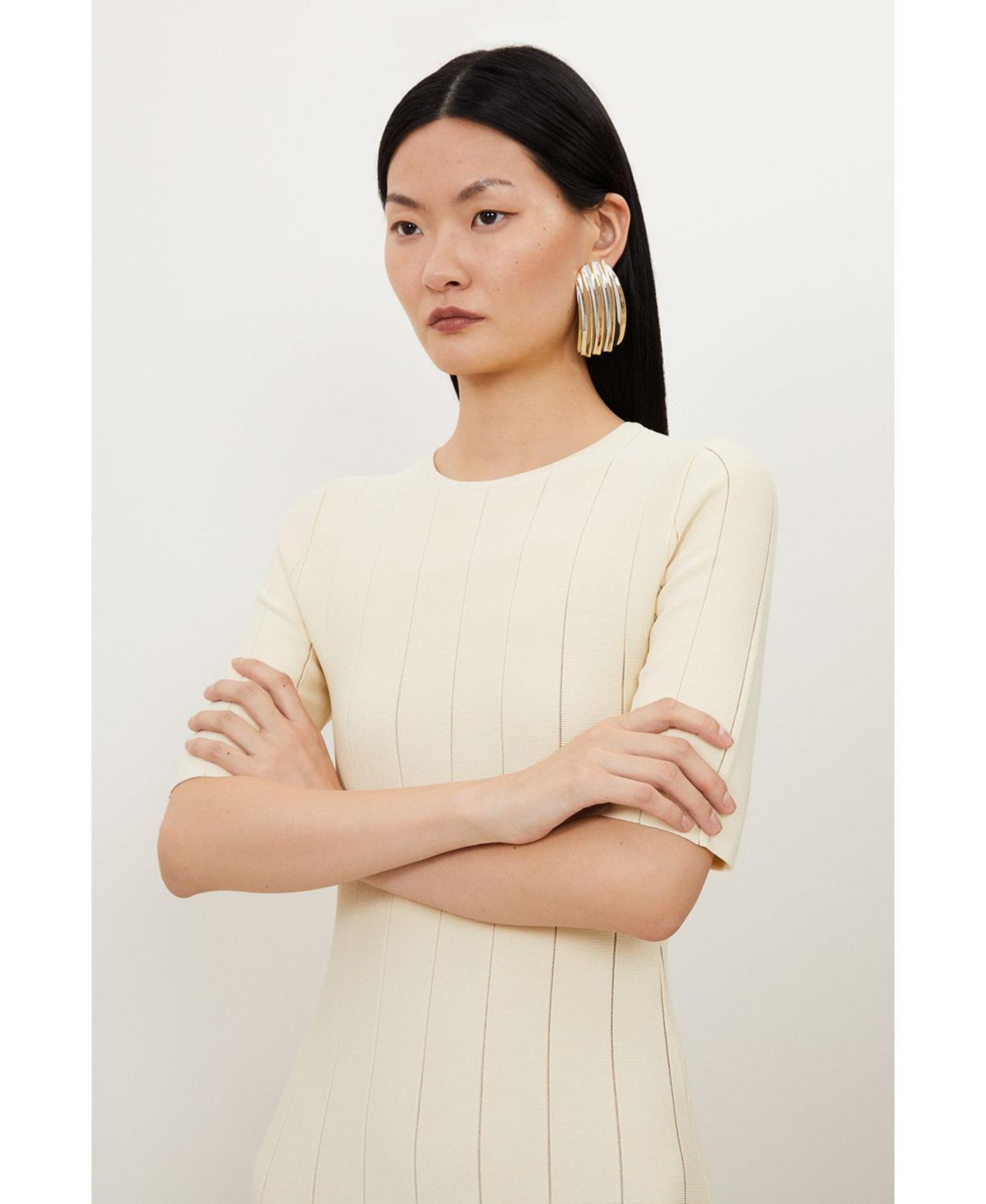 Karen Millen Women's Knitted Maxi Dress