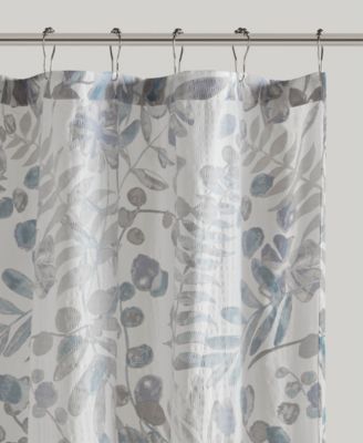 Bonnie Printed Seersucker Shower Curtain, 72" x 72"