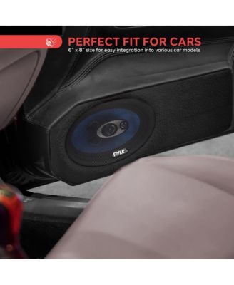 6” x 8” Car Sound Speakers - Pyle PL683BL 3-Way 360 Watts Poly Cone, 4 Ohm, 70-20kHz, Butyl Rubber Surround