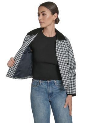 Women's Quilted Corduroy Collar Jacket