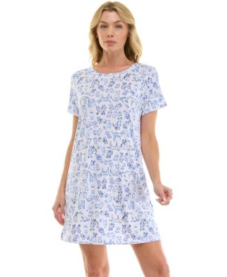 Women's Relaxed Short-Sleeve Sleep Shirt