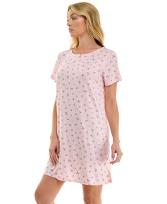 Women's Relaxed Short-Sleeve Sleep Shirt