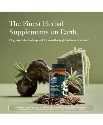 SleepThru - Sleep Support Supplement with Ashwagandha Root, Magnolia Bark, Passionflower - 60 Liquid Phyto-Caps (30 Servings)