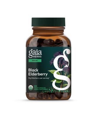 Black Elderberry - With Black Elderberries & Acerola Fruit for Antioxidant Support - 120 Capsules (60 Servings)