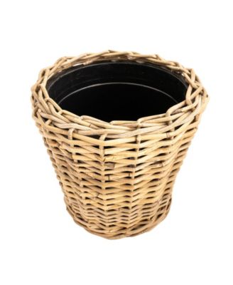 Round Planter with Plastic Insert