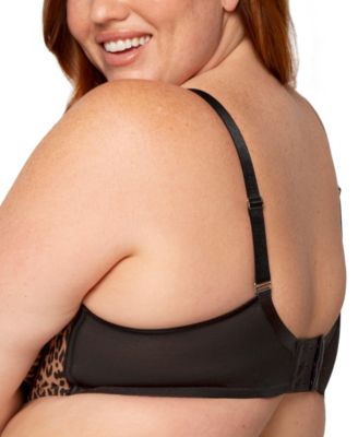 Women's Sheer Mesh Full Coverage Unlined Underwire Bra