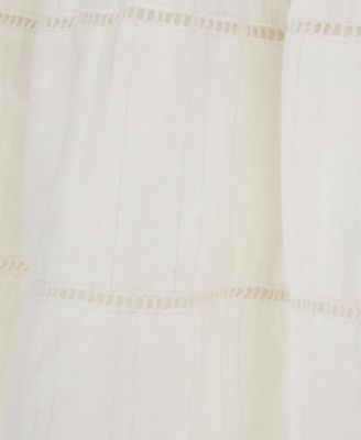 Girls' 7-16 Lurex Jacquard Muslin Dress