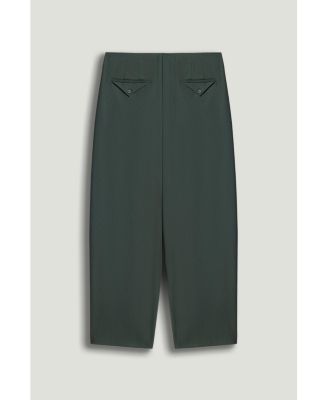 Women's Forest Cropped Cigarette Trousers