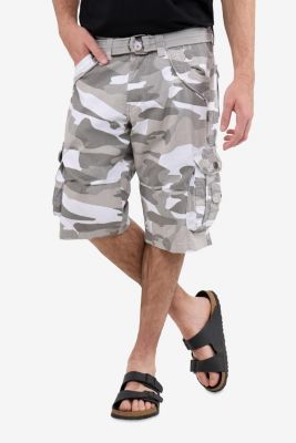 X RAY Big & Tall Cargo Shorts Camo & Solid Colors 12.5" Inseam Knee Length Classic Fit Multi Pocket