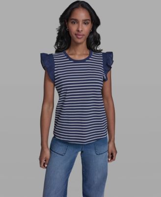 Women's Sleeveless Crewneck Knitted Top