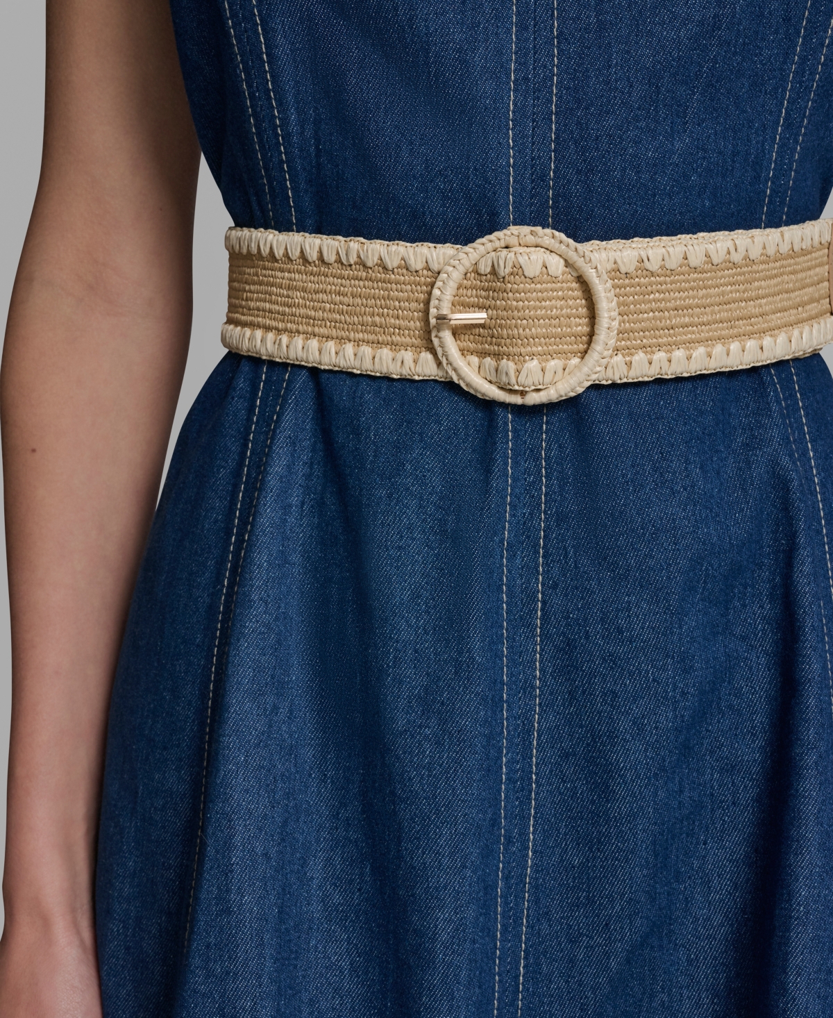 Karl Lagerfeld Paris Women's Sleeveless Square Neck Tank Top Dress