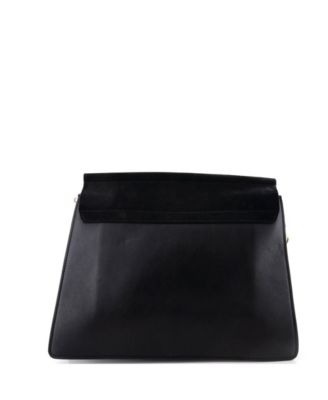 Medium Faye Shoulder Bag Leather and Suede